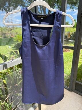 Banana Republic Navy Scoop Neck Sleeveless tank blouse